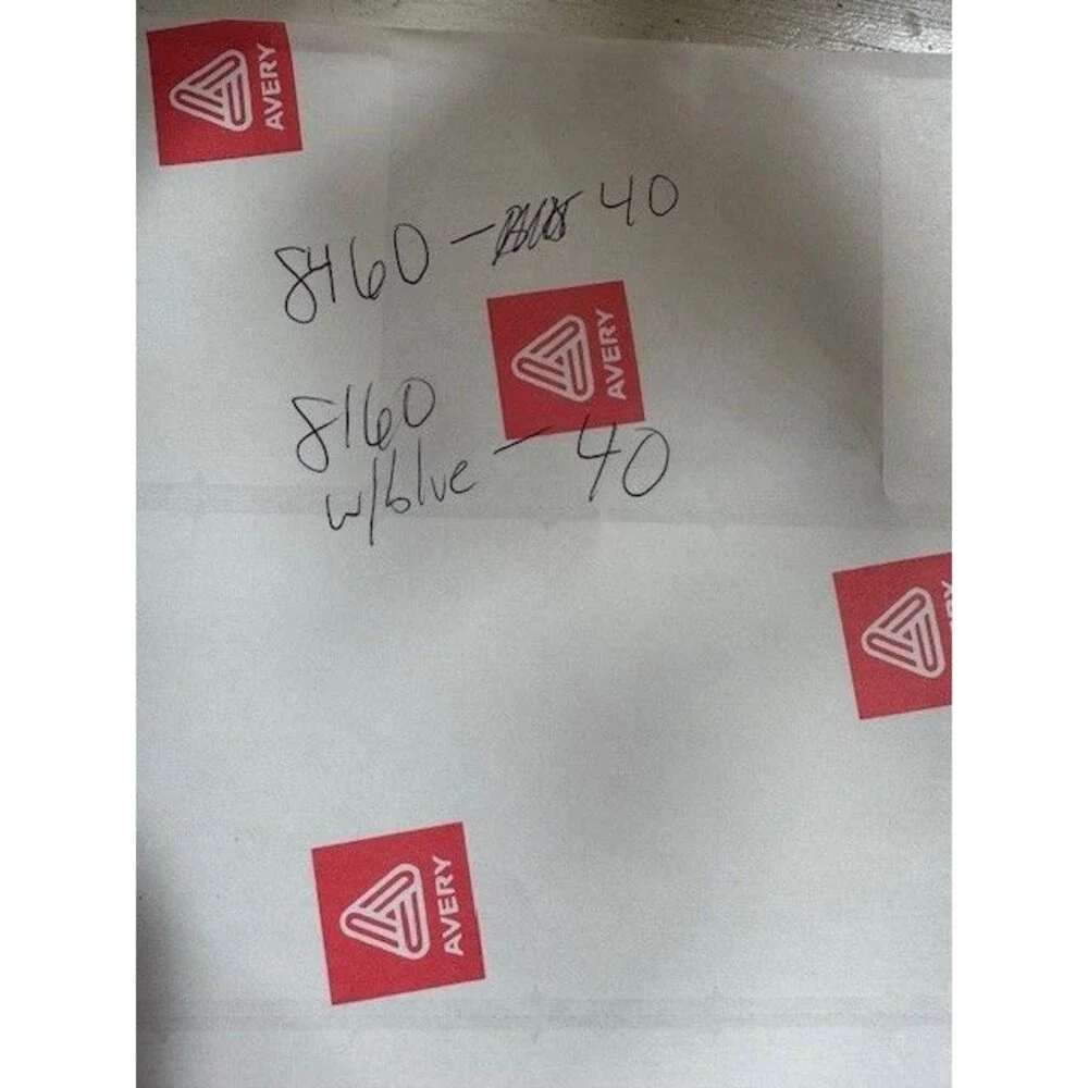 Avery 8460‎ & 8160 Address Labels 240 Labels 1